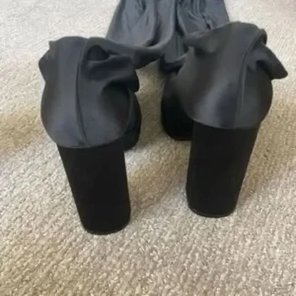 Free People Highest Rise Platform Boot Pants Boots w/ Attached Leggings US 10 - Picture 10 of 14